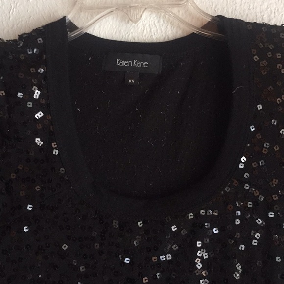 Black Squin dress from Karen Kane - Picture 2 of 3